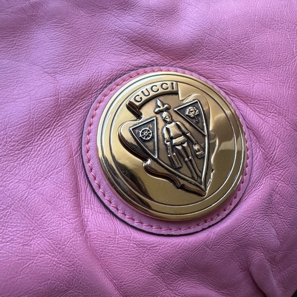 Gucci Pink Leather Hysteria Clutch - Picture 8 of 13